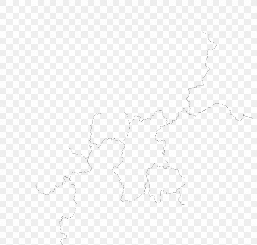 White Line Sky Plc Font, PNG, 838x800px, White, Area, Black, Black And White, Map Download Free