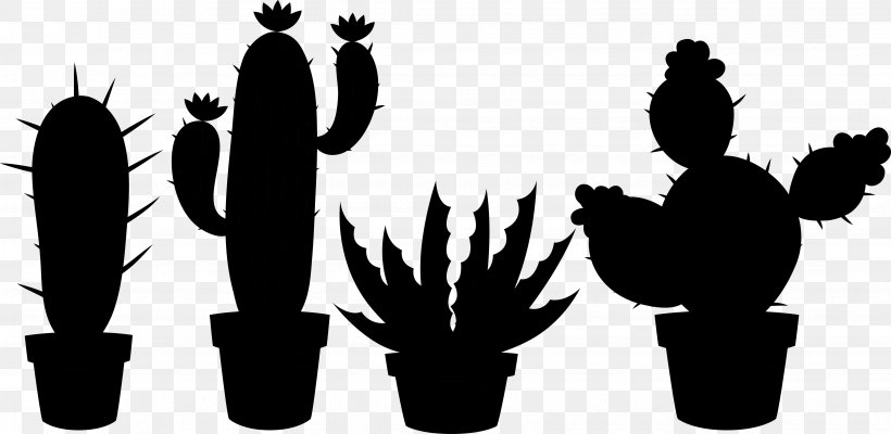 Clip Art Cactus Succulent Plant Designing With Succulents, PNG, 4691x2292px, Cactus, Blackandwhite, Cartoon, Caryophyllales, Designing With Succulents Download Free