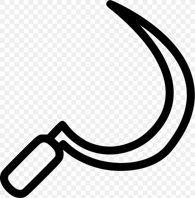 Hammer And Sickle Agriculture, PNG, 981x996px, Sickle, Agriculture, Area, Black And White, Hammer And Sickle Download Free