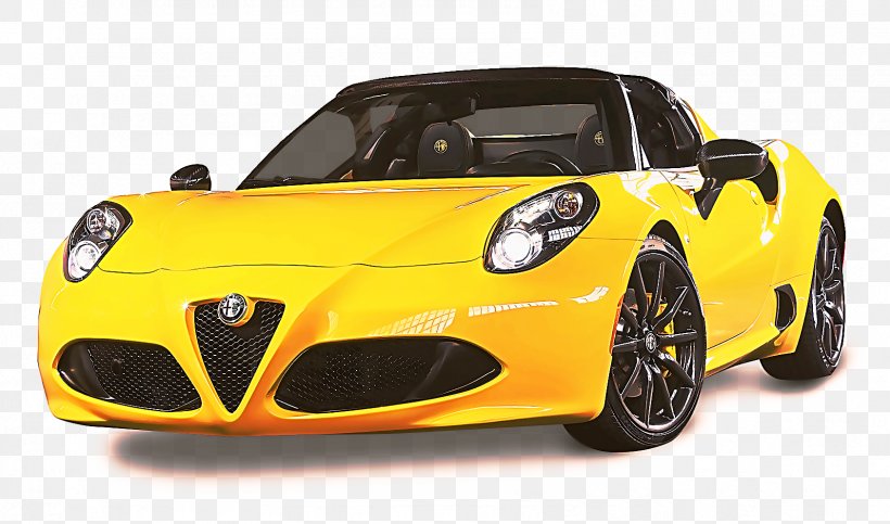 Land Vehicle Vehicle Car Yellow Motor Vehicle, PNG, 1685x994px, Land Vehicle, Alfa Romeo, Alfa Romeo Spider, Automotive Design, Car Download Free