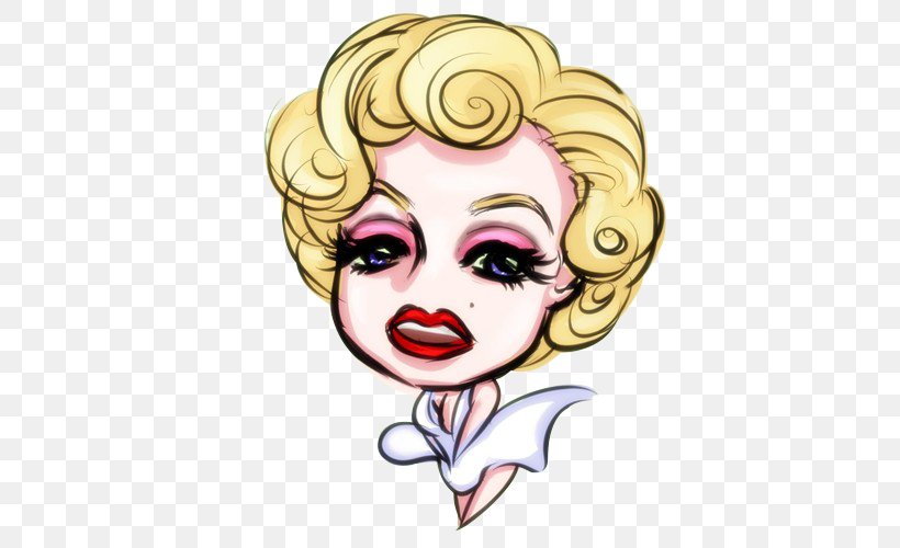 Marilyn Monroe The Seven Year Itch Cartoon, PNG, 500x500px, Watercolor, Cartoon, Flower, Frame, Heart Download Free