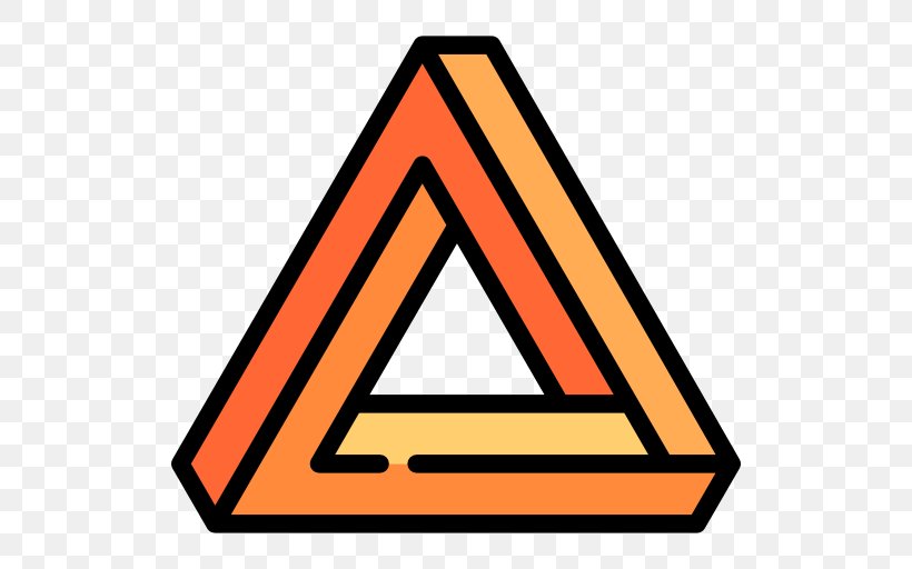 Penrose Triangle Shape, PNG, 512x512px, Penrose Triangle, Area, Geometry, Hexagon, Number Download Free