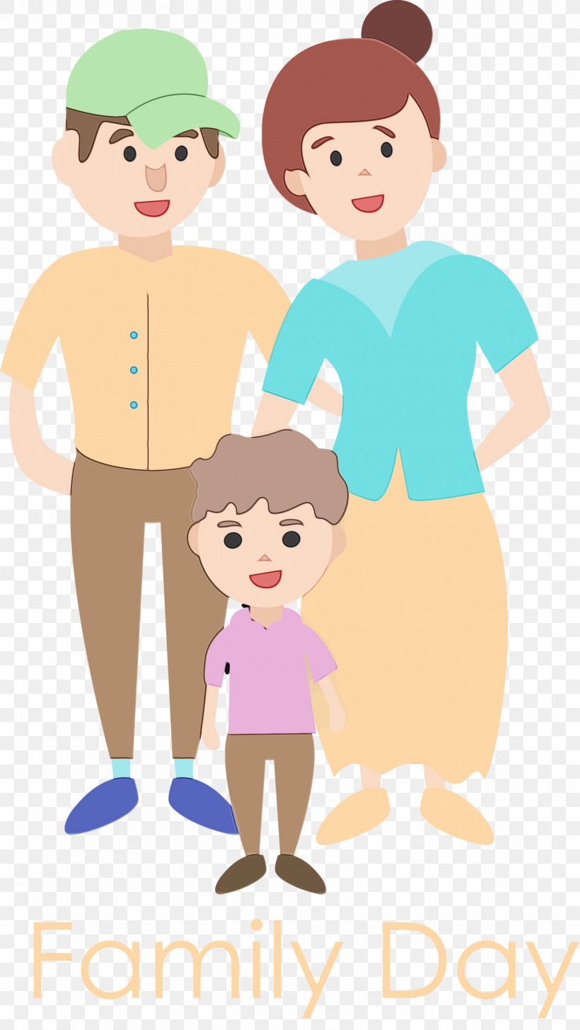 Cartoon Male Child Sharing Father, PNG, 1690x3000px, Family Day, Cartoon, Child, Family, Father Download Free