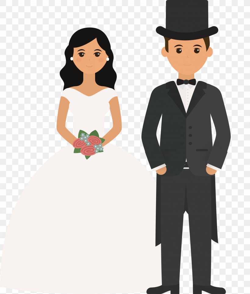 Wedding Invitation Marriage Bridegroom Illustration, PNG, 3654x4293px, Wedding Invitation, Boy, Bride, Bridegroom, Cartoon Download Free