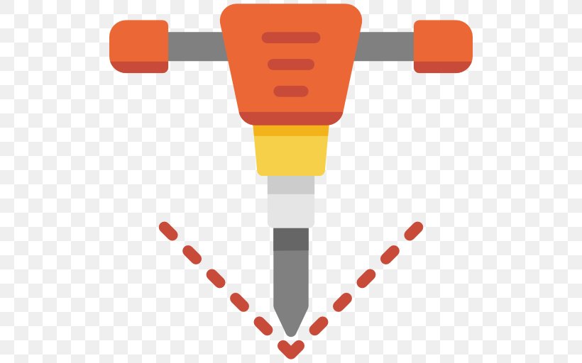 Jackhammer Tool, PNG, 512x512px, Jackhammer, Architectural Engineering, Augers, Building, Orange Download Free