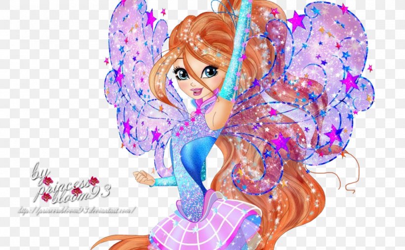 Bloom Stella Flora Roxy Winx Club, PNG, 1024x634px, Watercolor, Cartoon, Flower, Frame, Heart Download Free