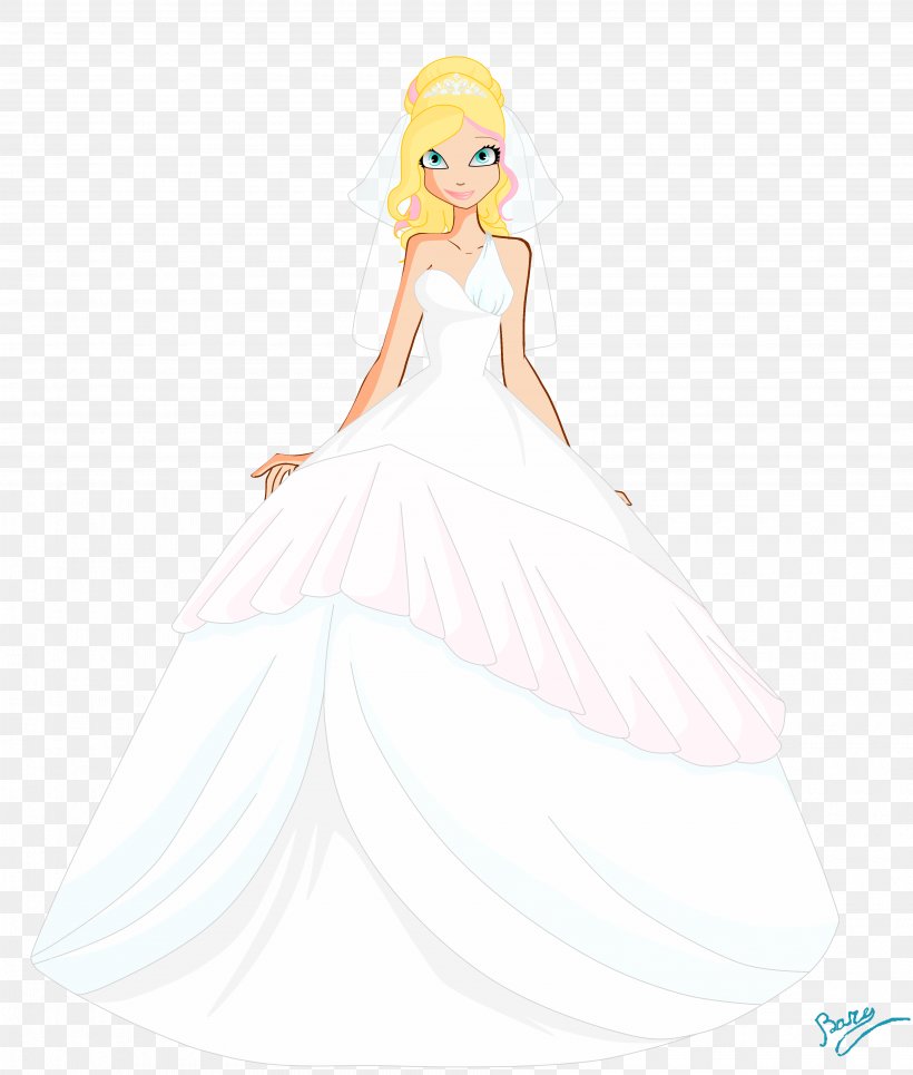 Wedding Dress Costume Design Gown Bride, PNG, 3800x4474px, Watercolor, Cartoon, Flower, Frame, Heart Download Free