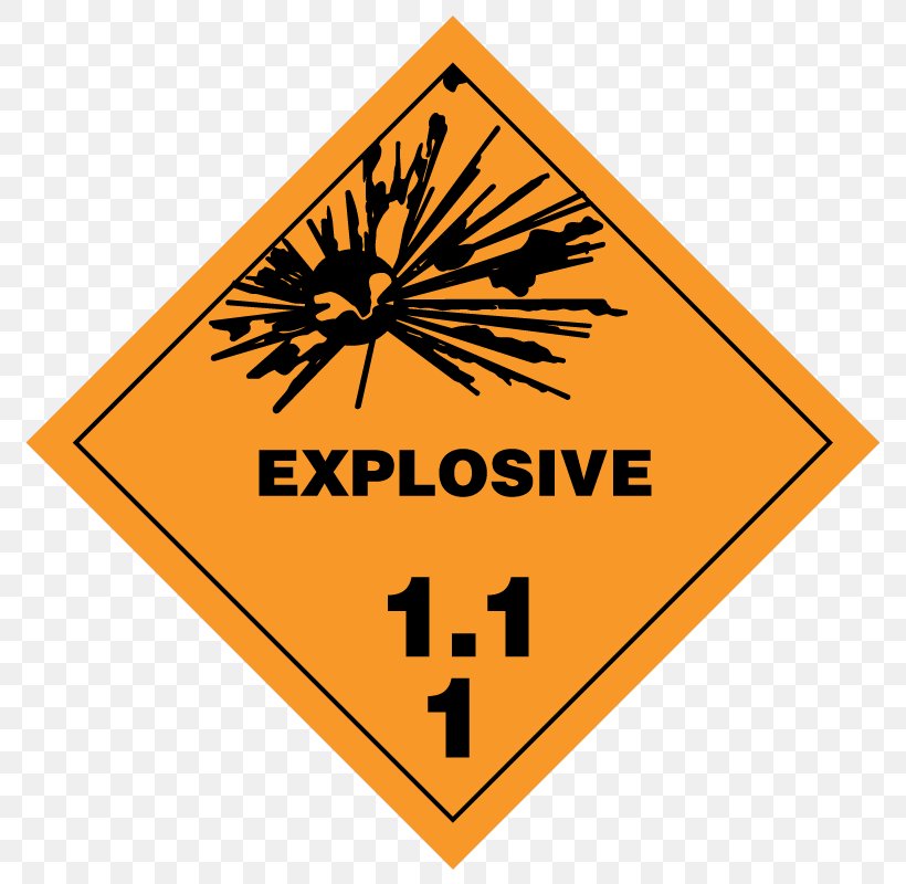 Dangerous Goods Paper Explosion Label Explosive Material, PNG, 800x800px, Dangerous Goods, Adhesive, Adr, Area, Brand Download Free