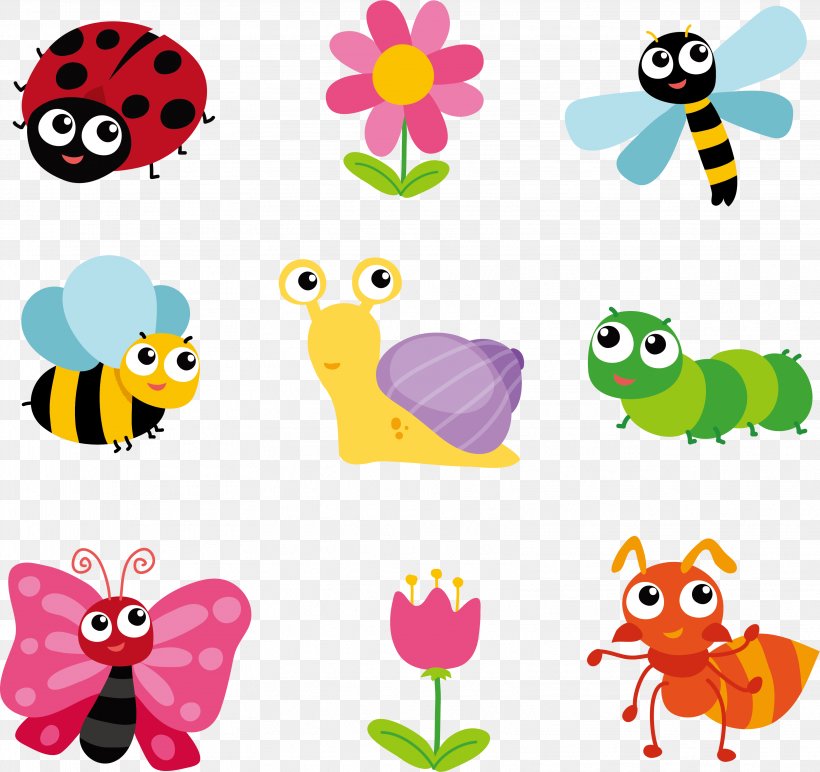 Insect Cartoon Clip Art, PNG, 3237x3048px, Insect, Animal, Animation, Area,  Artwork Download Free
