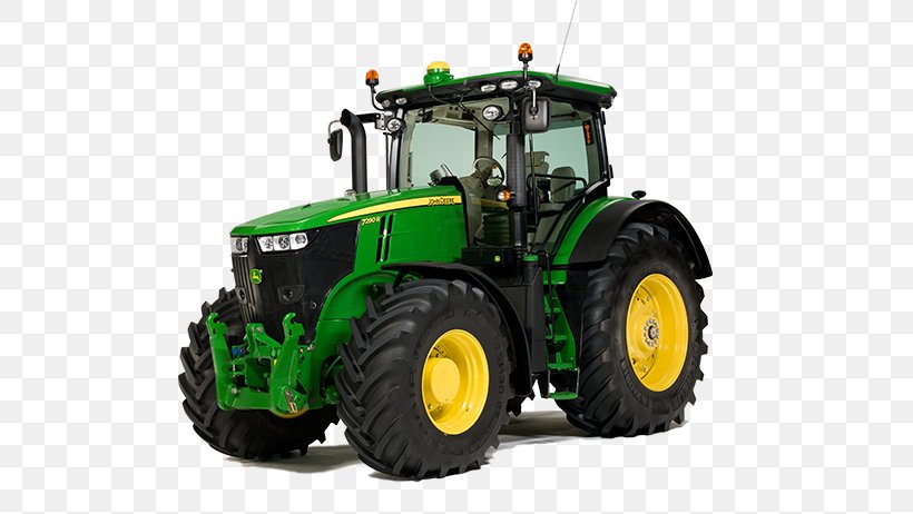 John Deere Tractor Heavy Machinery Caterpillar Inc. Agriculture, PNG, 642x462px, John Deere, Agricultural Machinery, Agriculture, Architectural Engineering, Automotive Tire Download Free