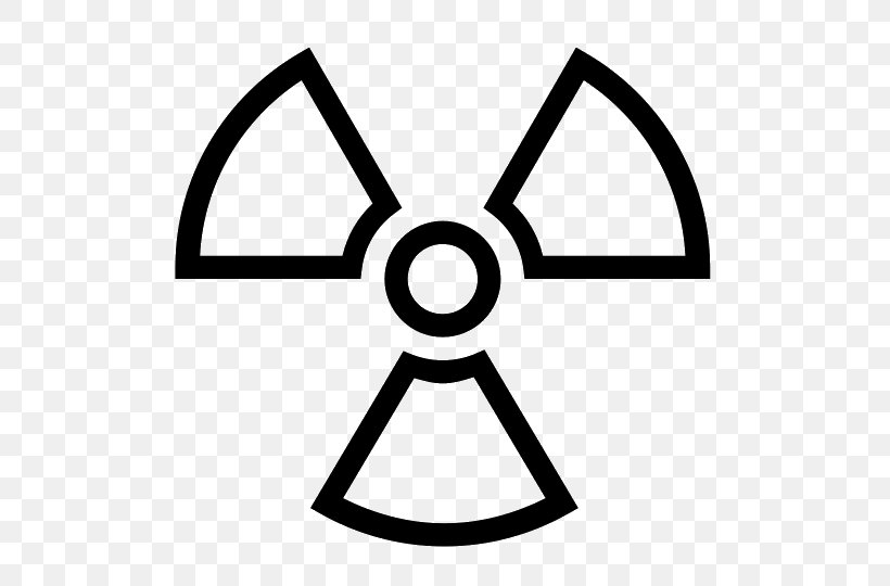 Radioactive Decay Radiation Radioactive Contamination Nuclear Power, PNG, 540x540px, Radioactive Decay, Area, Atom, Black And White, Flat Design Download Free