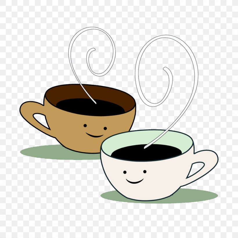 Coffee Cup Drawing Cartoon, PNG, 1000x1000px, Coffee, Cartoon, Ceramic, Coffee  Cup, Cup Download Free