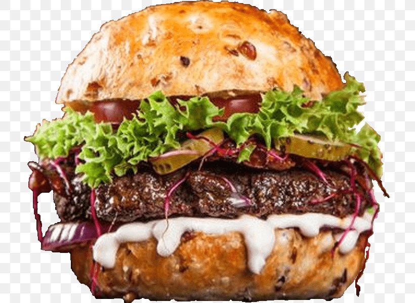 Hamburger Beefsteak Vegetarian Cuisine Venus Burgers, PNG, 725x599px, Hamburger, American Food, Beef, Beefsteak, Breakfast Sandwich Download Free
