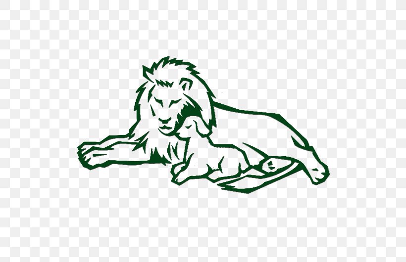 Lion And The Lamb Sheep Drawing Clip Art, PNG, 530x530px, Lion, Area, Art, Artwork, Big Cat Download Free
