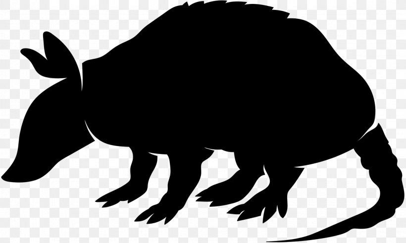 Armadillo Clip Art Black & White, PNG, 2350x1408px, Armadillo, Animal, Beak, Black White M, Carnivores Download Free