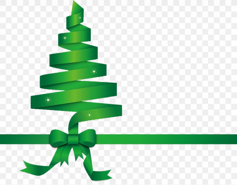Christmas Tree Green Ribbon Clip Art, PNG, 872x682px, Christmas Tree, Blue Ribbon, Christmas, Christmas Decoration, Christmas Ornament Download Free