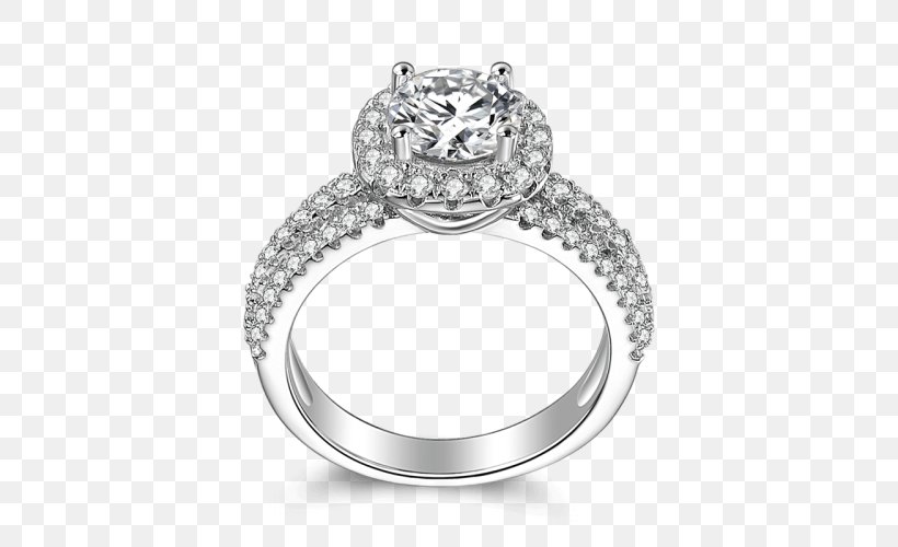 Engagement Ring Diamond Wedding Ring Moissanite, PNG, 500x500px, Engagement Ring, Bling Bling, Body Jewelry, Bride, Carat Download Free