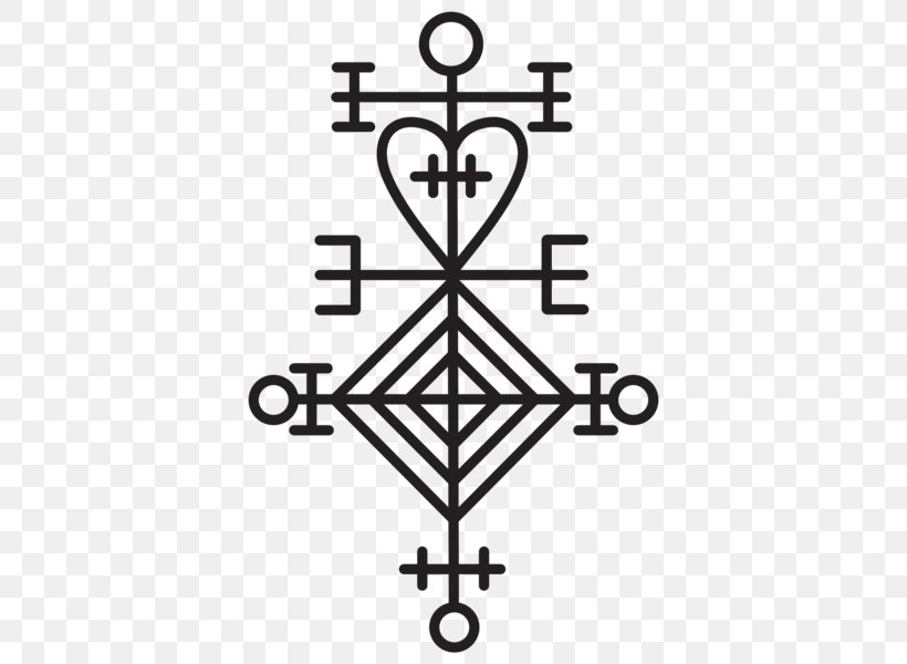 Icelandic Magical Staves Helm Of Awe Symbol Runes Sigil, PNG, 594x600px, Icelandic Magical Staves, Area, Black And White, Body Jewelry, Helm Of Awe Download Free