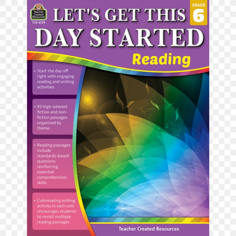 Let's Get This Day Started: Reading Grade 6 Paper Graphic Design, PNG, 900x900px, Paper, Advertising, Art, Art Paper, Reading Download Free