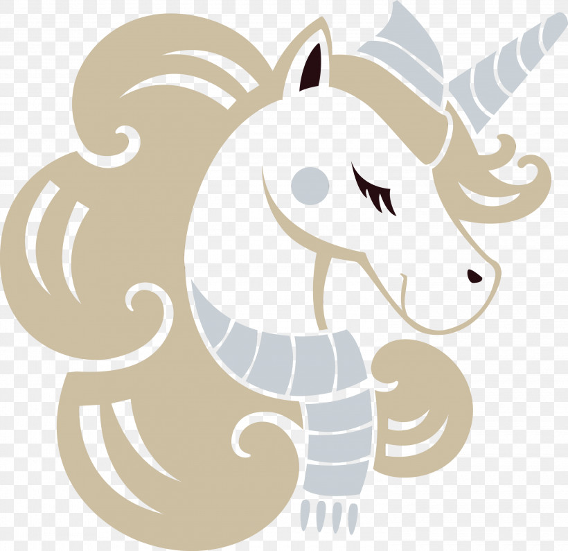 Unicorn, PNG, 3000x2910px, Unicorn, Animal Figure, Cartoon, Head, Horse Download Free