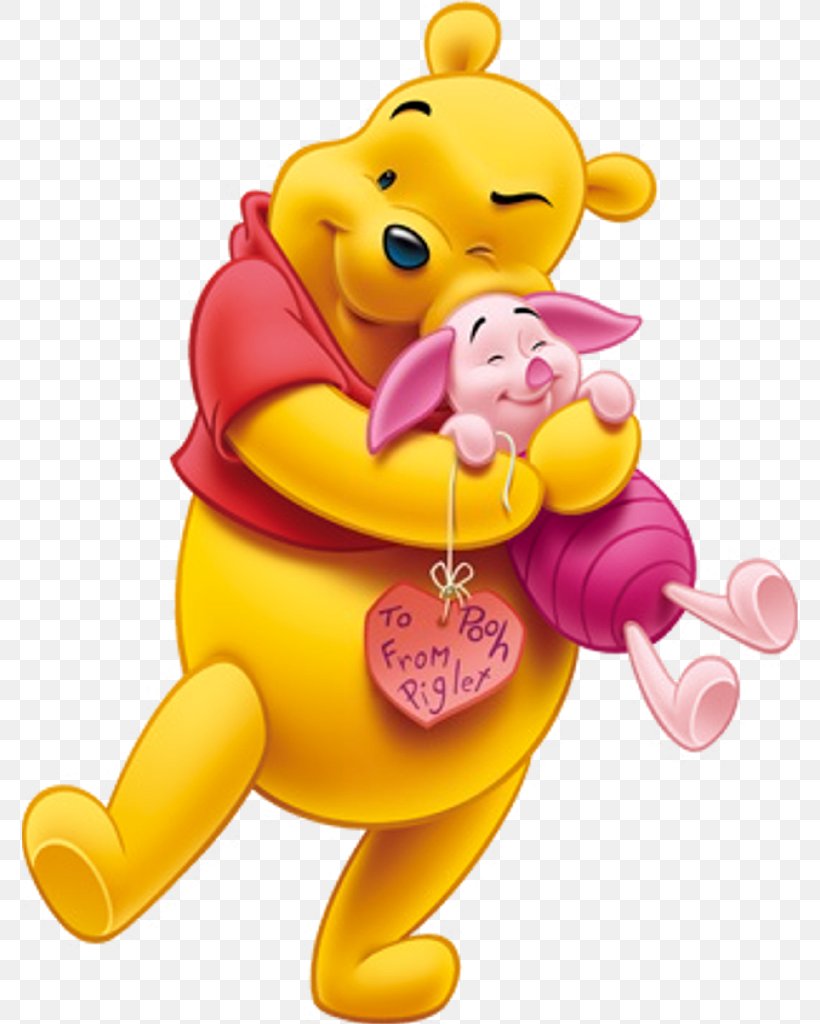 Winnie The Pooh Piglet Eeyore Winnie-the-Pooh Valentine's Day, PNG, 776x1024px, Watercolor, Cartoon, Flower, Frame, Heart Download Free
