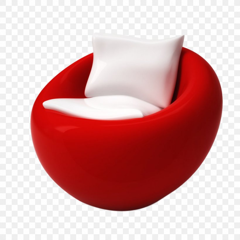 Couch Red White, PNG, 1024x1024px, Couch, Ball Chair, Chair, Clipping Path, Cushion Download Free