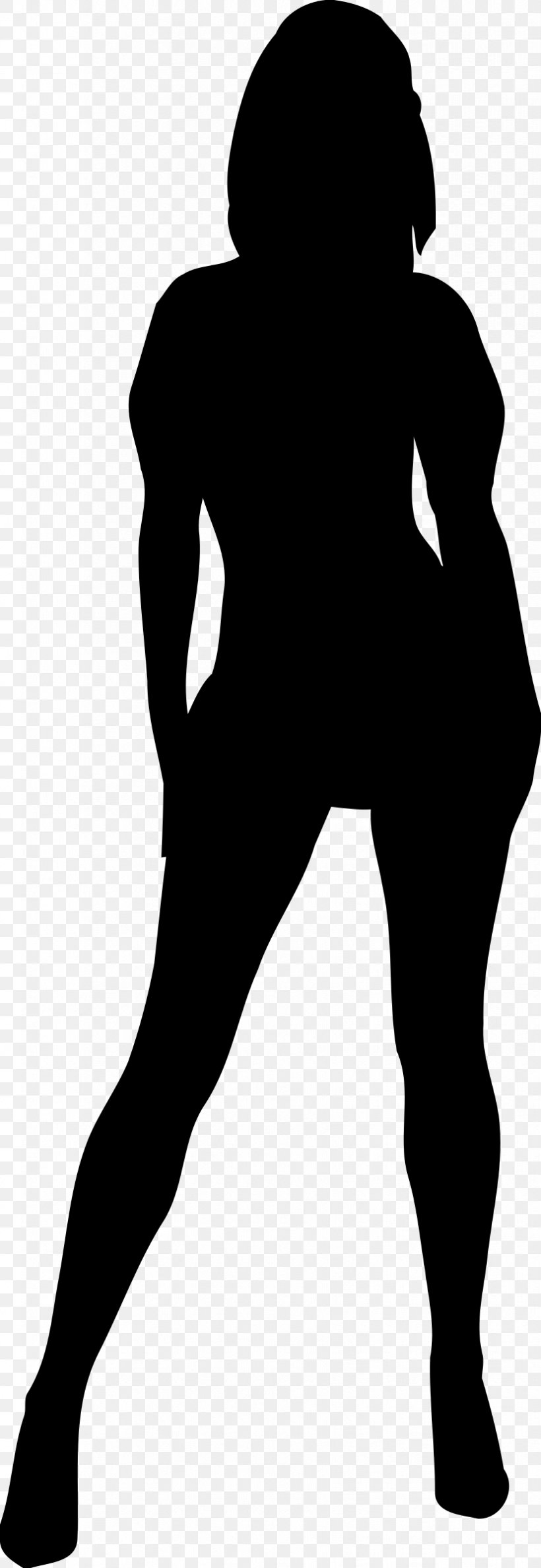 Catwoman Silhouette Female Clip Art, PNG, 828x2400px, Catwoman, Arm, Black, Black And White, Female Download Free