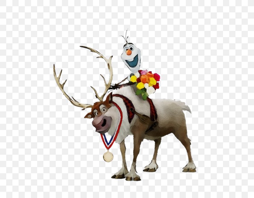Color Background, PNG, 512x640px, Reindeer, Animation, Cartoon, Character, Color Download Free