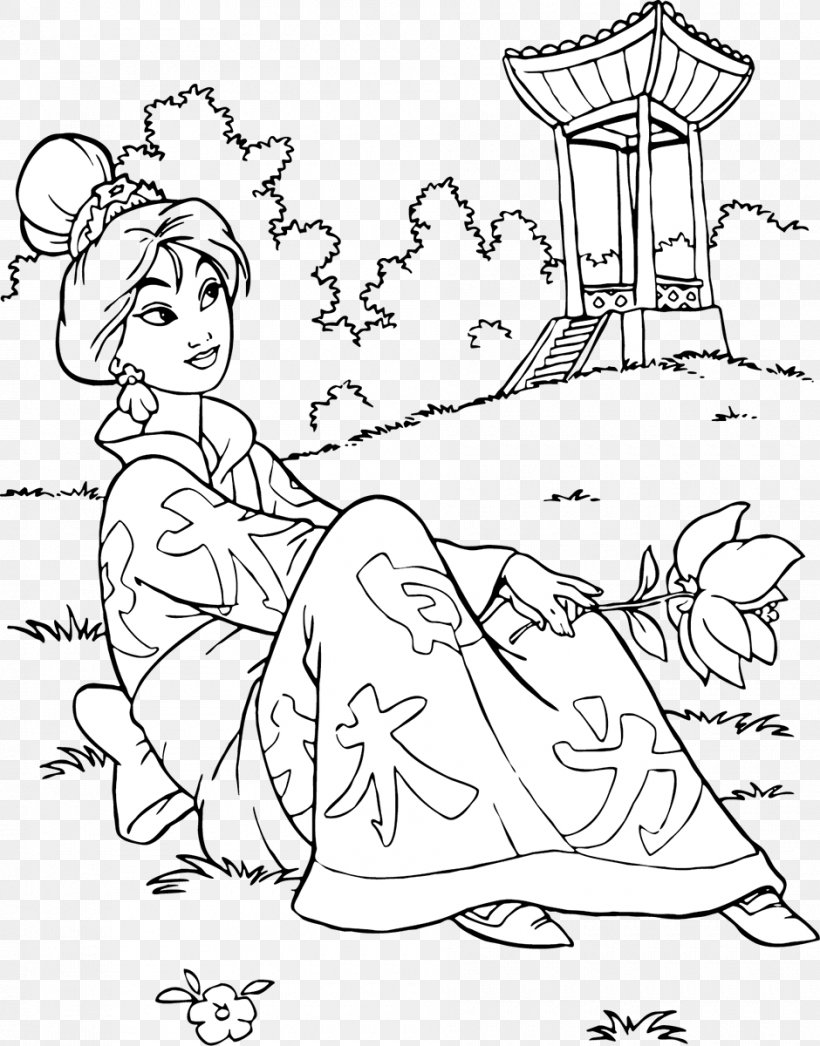 Coloring Book Princess Character Line Art, PNG, 940x1200px, Watercolor, Cartoon, Flower, Frame, Heart Download Free