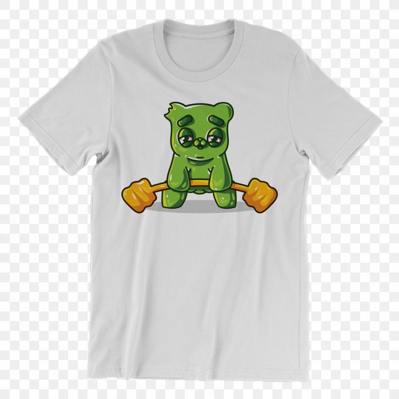 T-shirt I'm A Gummy Bear (The Gummy Bear Song) Gummi Candy, PNG, 1000x1000px, Tshirt, Amphibian, Bear, Brand, Clothing Download Free