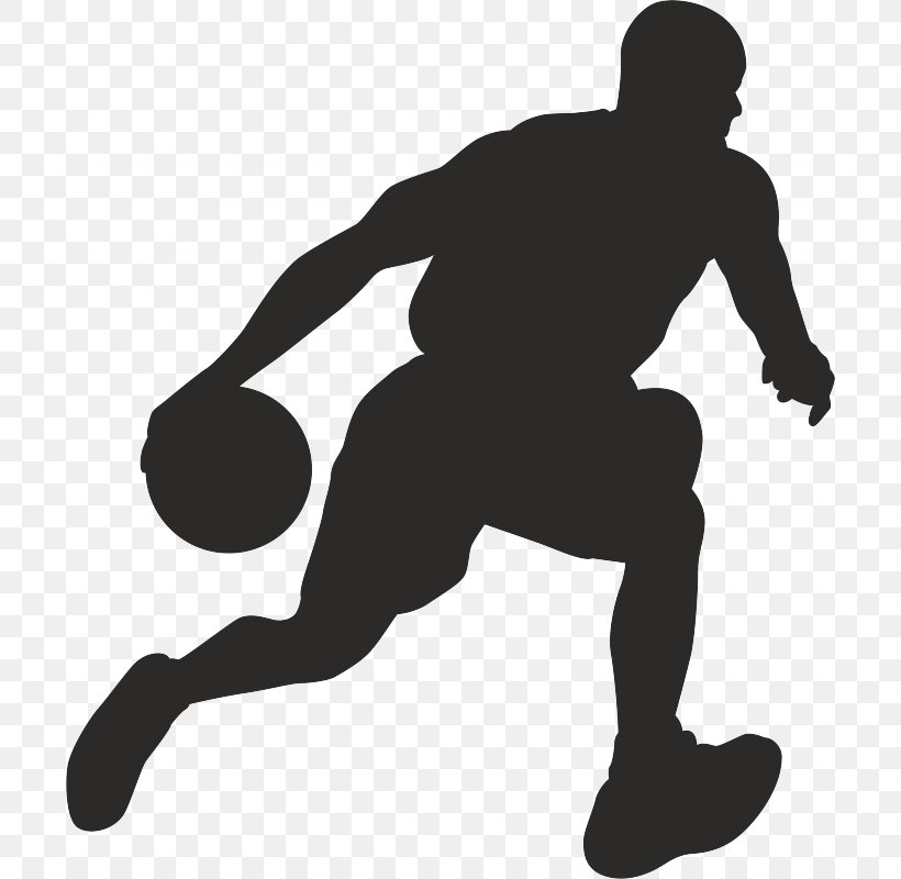 Basketball Sport Dribbling Wall Decal, PNG, 800x800px, Basketball, Arm, Ball, Black, Black And White Download Free