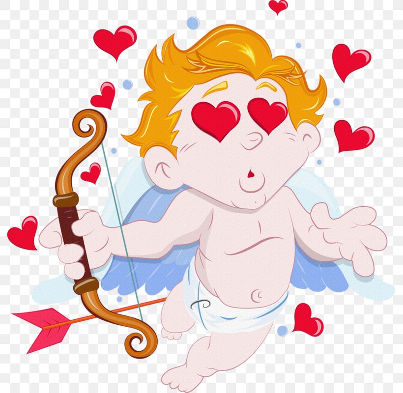 Cupid Clip Art, PNG, 789x800px, Watercolor, Cartoon, Flower, Frame, Heart Download Free