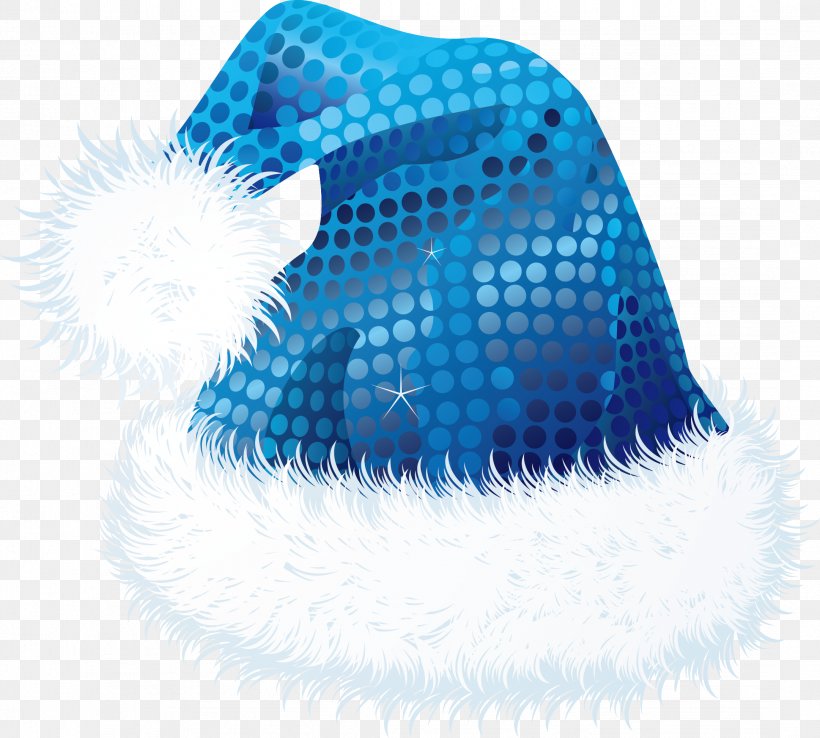 Santa Claus Christmas Hat, PNG, 2161x1947px, Santa Claus, Blue, Cap, Christmas, Coreldraw Download Free
