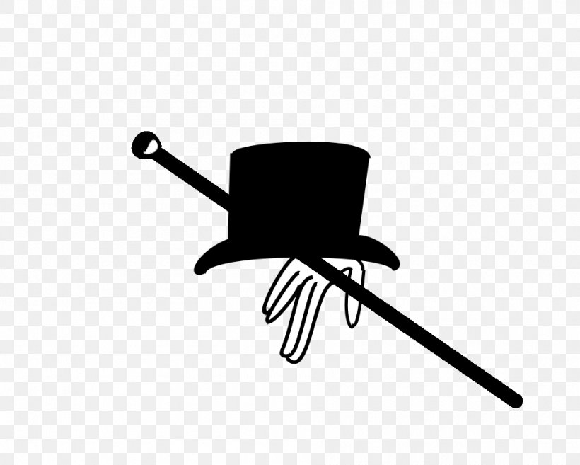Top Hat Glove Clip Art, PNG, 950x762px, Top Hat, Black, Black And White, Clothing, Coat Download Free