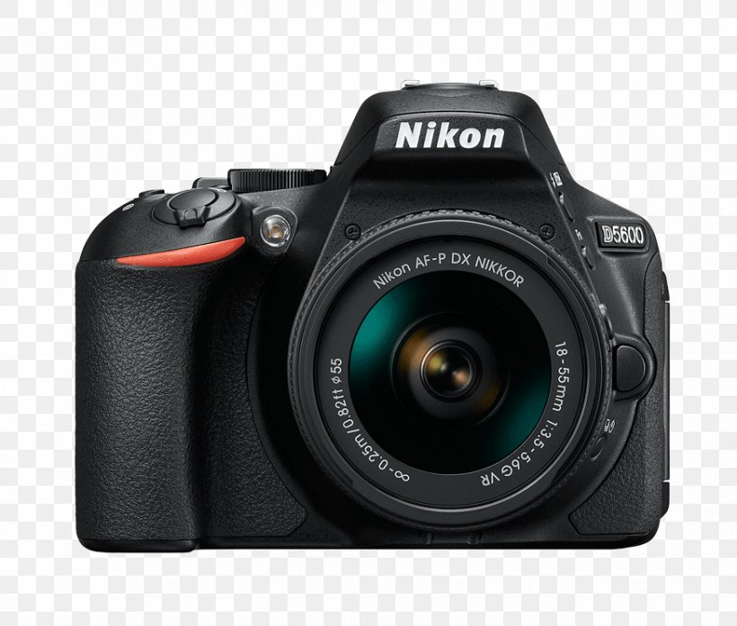 Nikon D5600 Nikon D5500 Digital SLR Nikon AF-P DX Nikkor Zoom 18-55mm F/3.5-5.6G VR, PNG, 874x742px, Nikon D5600, Autofocus, Camera, Camera Accessory, Camera Lens Download Free