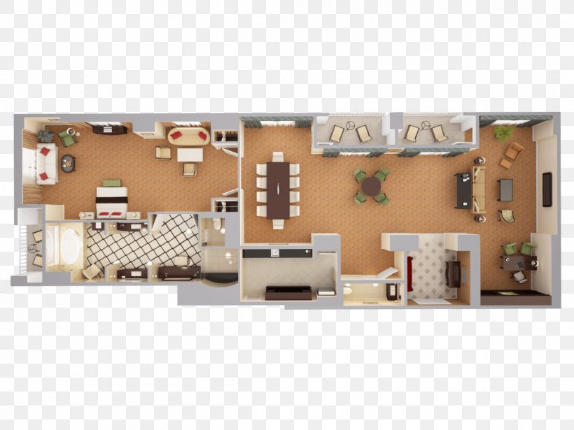 Presidential Suite 3D Floor Plan Hotel, PNG, 1200x900px, 3d Floor Plan, Presidential Suite, Accommodation, Floor Plan, Hilton Hotels Resorts Download Free