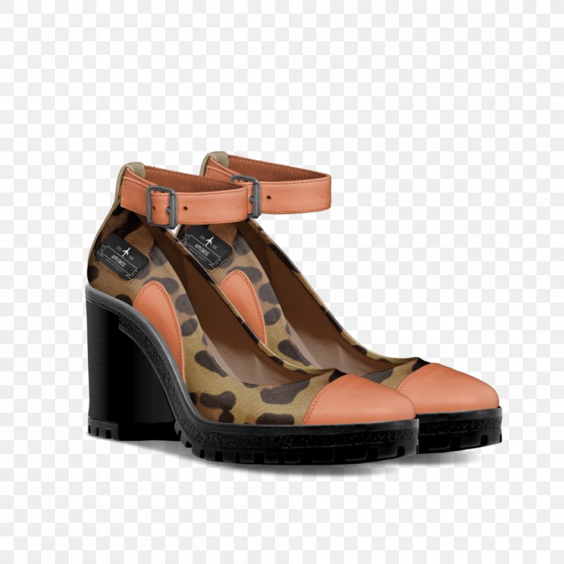 Sandal Shoe Pump, PNG, 1000x1000px, Sandal, Basic Pump, Brown, Footwear, Orange Download Free