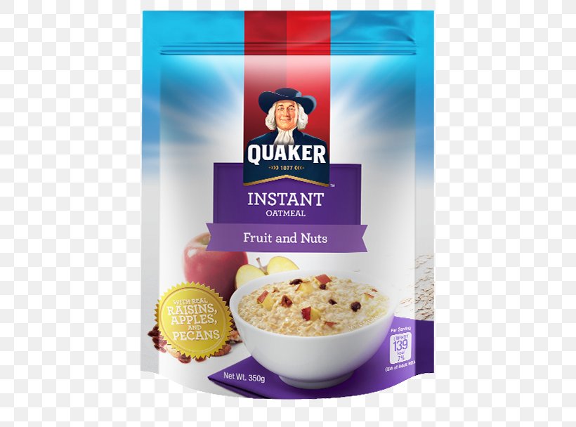Breakfast Cereal Quaker Instant Oatmeal Quaker Oats Company, PNG, 608x608px, Breakfast Cereal, Almond, Biscuits, Breakfast, Commodity Download Free