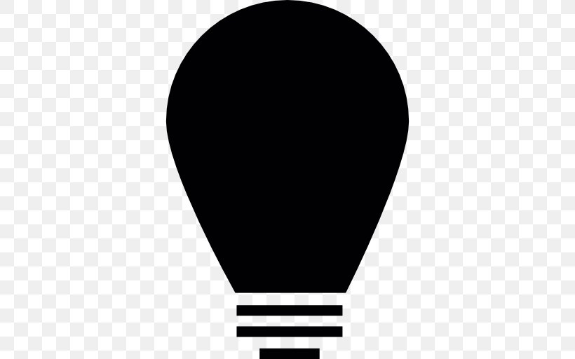 Incandescent Light Bulb Lamp, PNG, 512x512px, Light, Black, Black And White, Electric Light, Electrical Filament Download Free