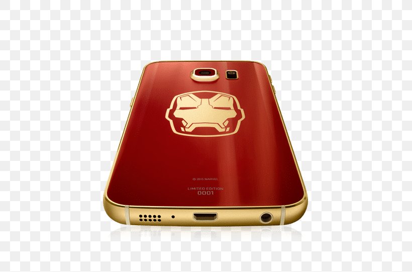 Samsung Galaxy S6 Edge Iron Man Smartphone Marvel Comics, PNG, 517x541px, Samsung Galaxy S6 Edge, Avengers, Case, Iron Man, Marvel Comics Download Free