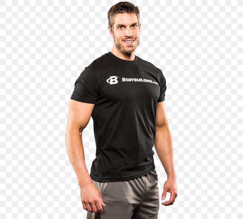 T-shirt Physical Fitness Dietary Supplement Bodybuilding.com Exercise, PNG, 383x740px, Tshirt, Abdomen, Arm, Bodybuilding, Bodybuildingcom Download Free