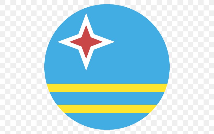 Flag Of Aruba Emoji Flag Of Argentina, PNG, 512x512px, Flag Of Aruba, Area, Aruba, Blue, Emoji Download Free