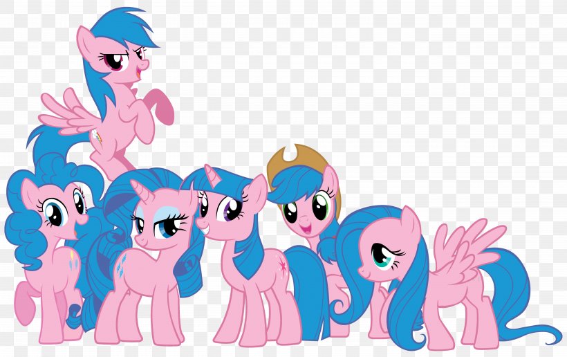 Pinkie Pie Pony Applejack Twilight Sparkle Rainbow Dash, PNG, 5400x3400px, Watercolor, Cartoon, Flower, Frame, Heart Download Free
