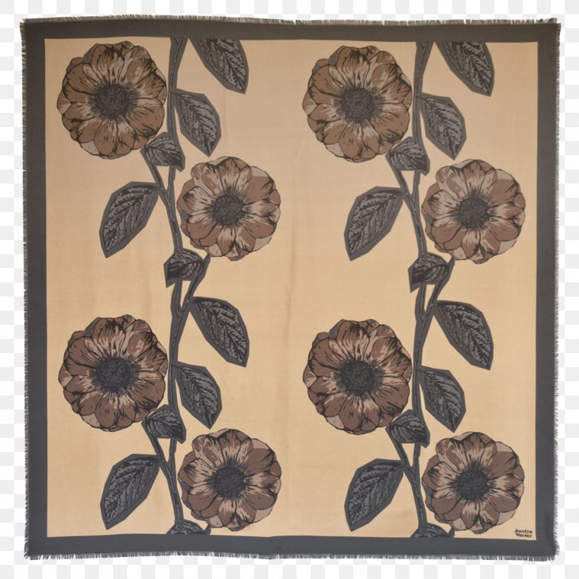 Textile Brown, PNG, 1000x1000px, Textile, Brown, Flora, Flower Download Free