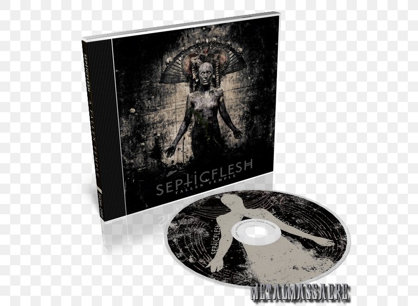 A Fallen Temple Compact Disc Septicflesh Phonograph Record LP Record, PNG, 600x600px, Compact Disc, Dvd, Lp Record, Phonograph Record, Reissue Download Free