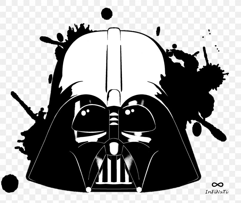 Anakin Skywalker Wall Decal Star Wars, PNG, 1561x1312px, Anakin Skywalker, Art, Black And White, Darth, Decal Download Free