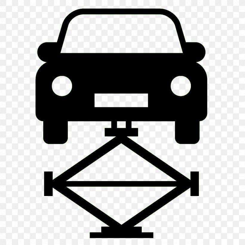 car mechanic clipart black and white