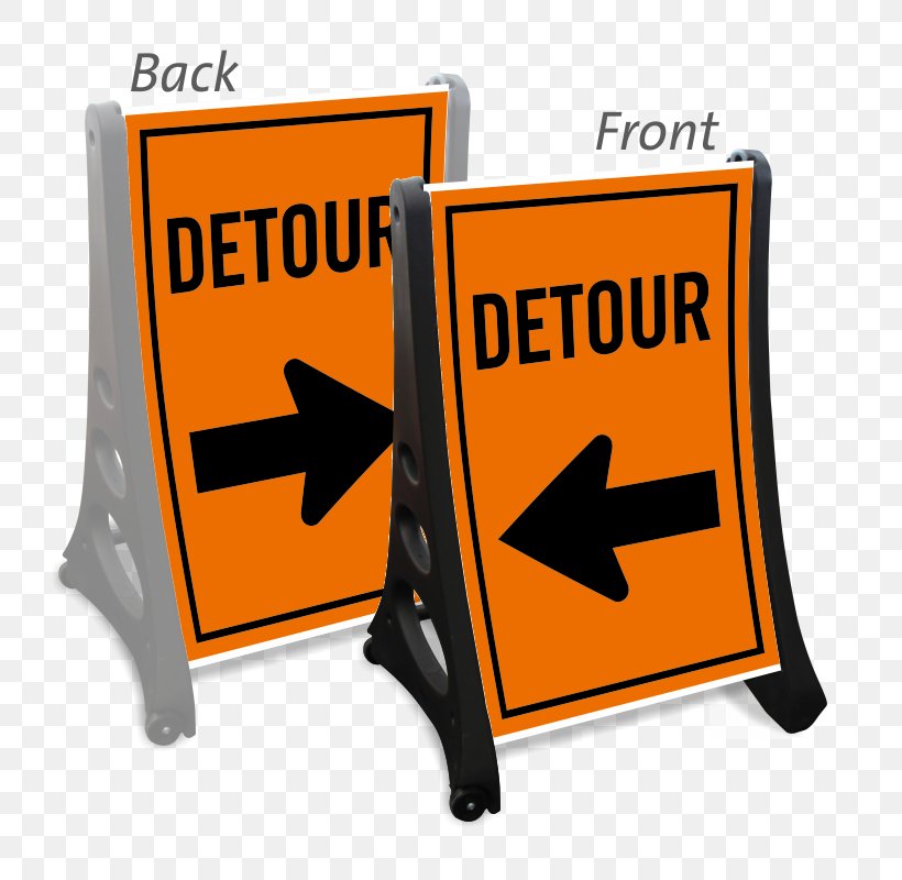 Detour Traffic Sign Symbol Road, PNG, 800x800px, Detour, Advertising, Banner, Brand, Logo Download Free