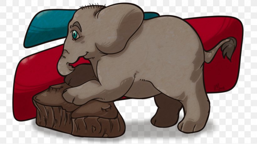 Indian Elephant Mammal Animal Horse, PNG, 900x506px, Watercolor, Cartoon, Flower, Frame, Heart Download Free