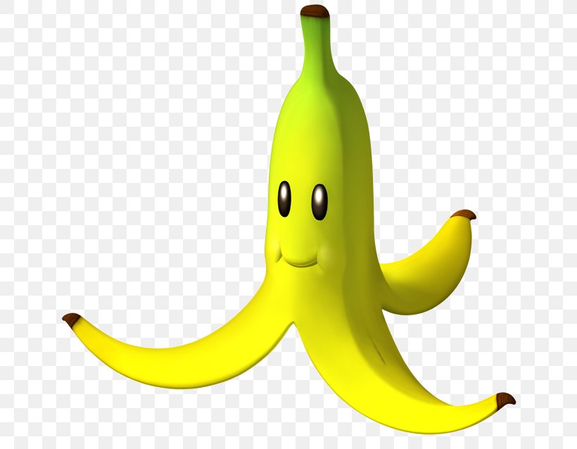 Mario Kart 7 Mario Kart Wii Super Mario Kart Mario Kart 64 Donkey Kong, PNG, 654x638px, Mario Kart 7, Banana, Banana Family, Banana Peel, Blue Shell Download Free